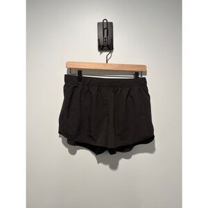 Old Navy Black Women's Athletic Shorts with Inner Liner